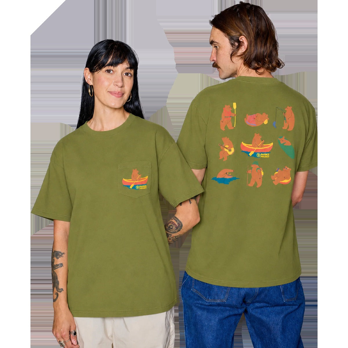 Bears at Camp Pocket Tee