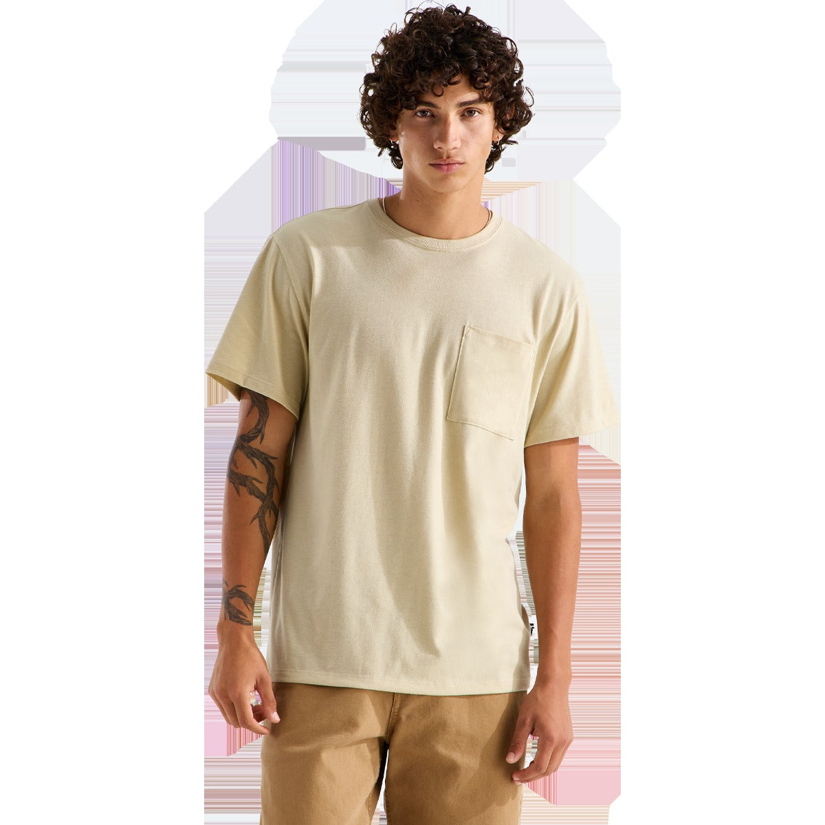 Men's Tri Blend Pocket Short Sleeve Tee