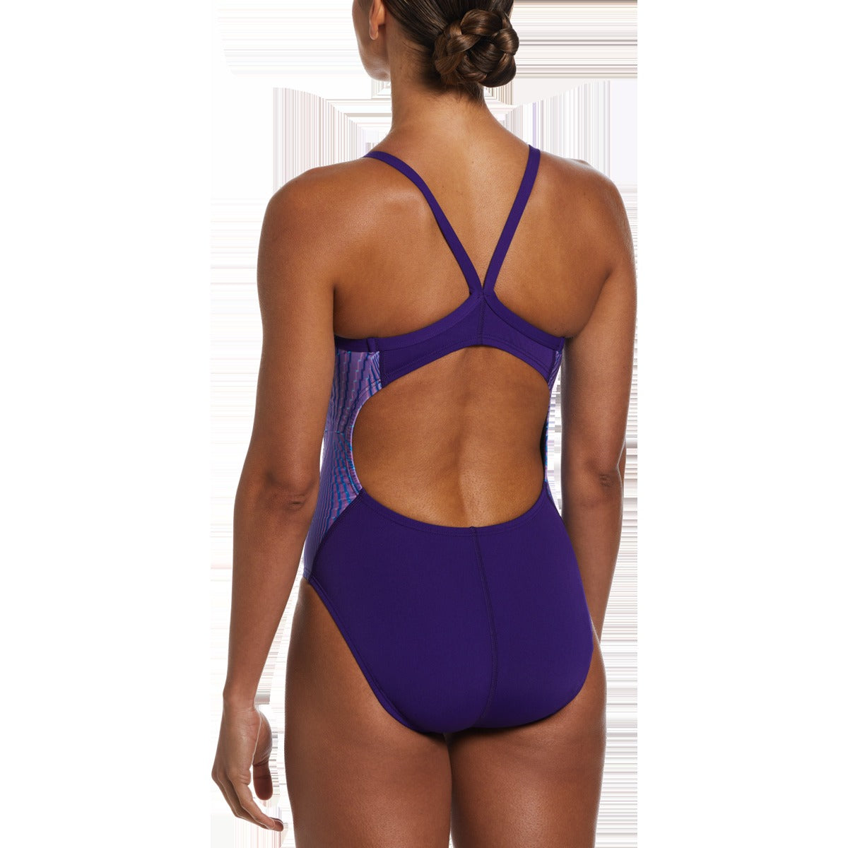 Women's Multi Print Racerback Splice One Piece