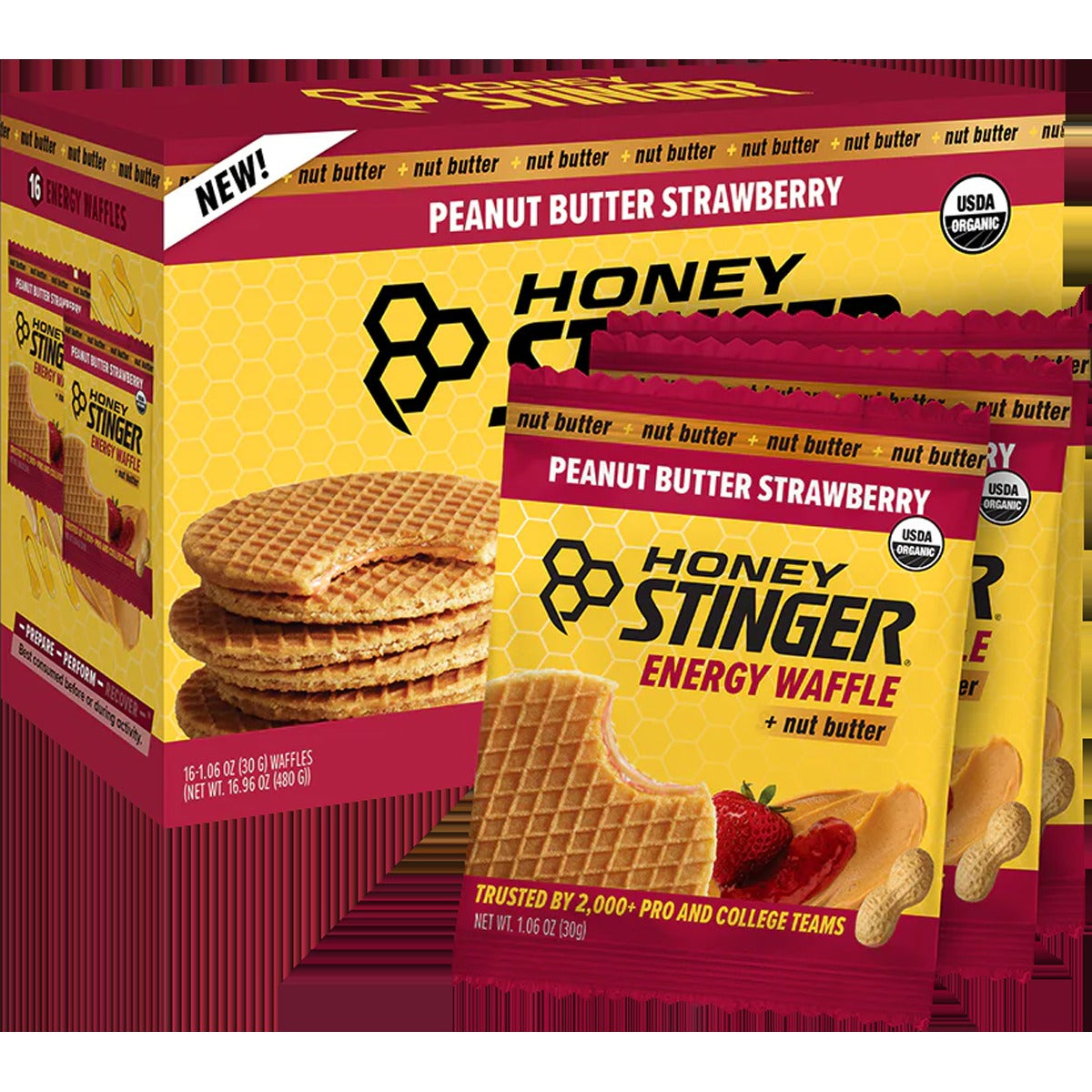 Organic Nut Butter Energy Waffles