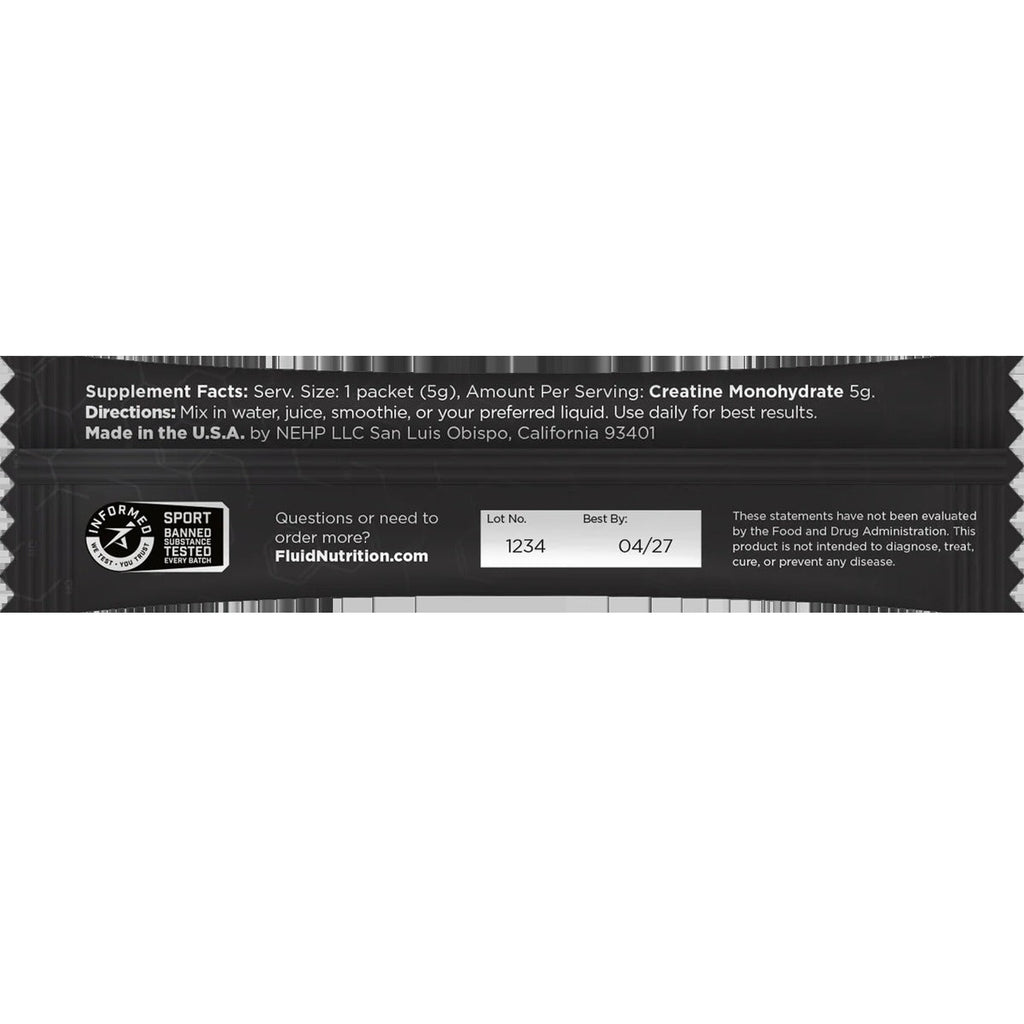 100% Creatine Monohydrate (30 Single Servings)