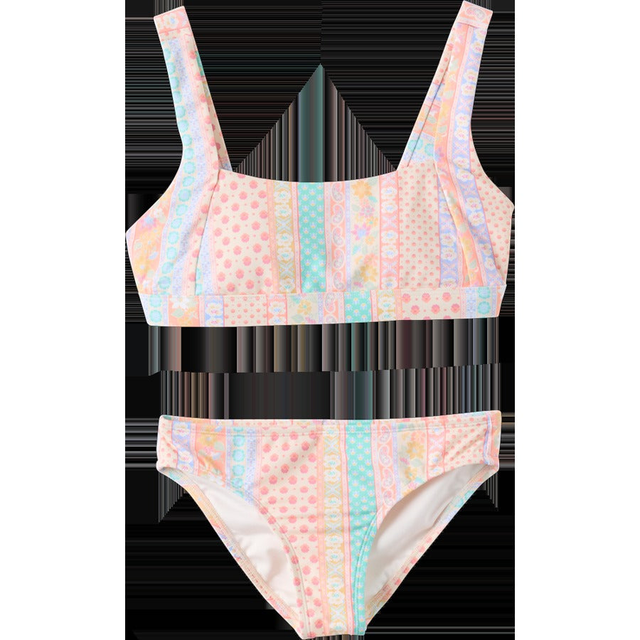 Youth Bali Floral Square Neck Tank Set