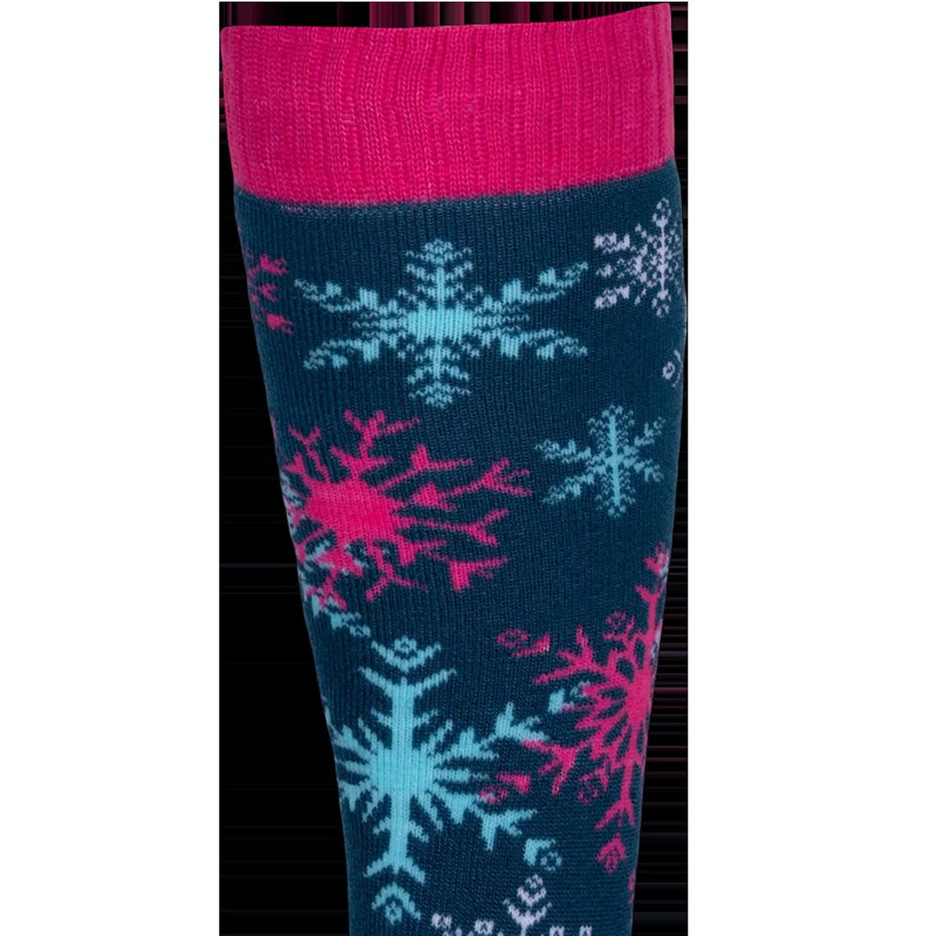 Youth Snowflake Mid Volume Sock
