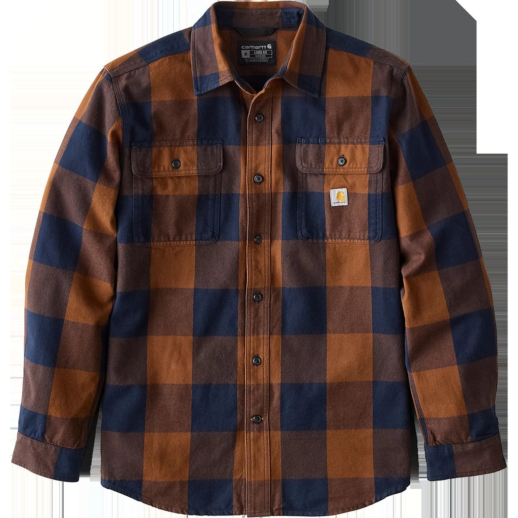 Men's Heavyweight Flannel Long Sleeve Plaid Shirt