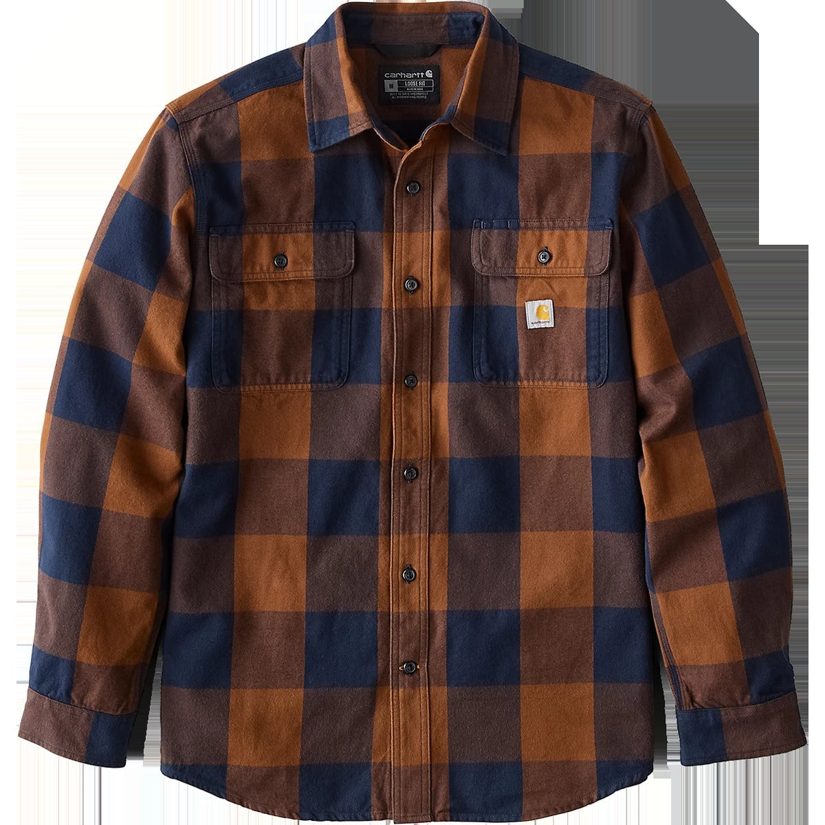 Men's Heavyweight Flannel Long Sleeve Plaid Shirt