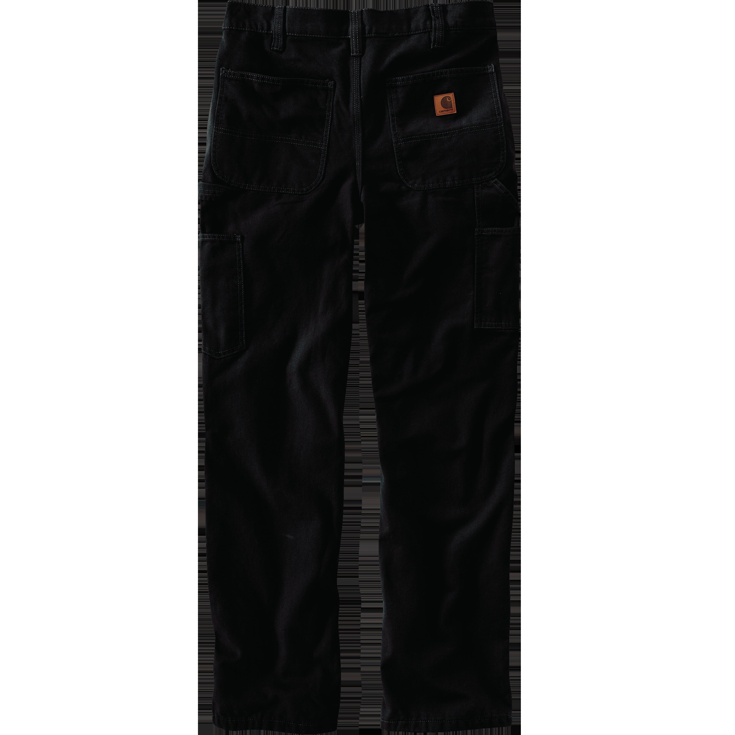 Men's Loose Straight Washed Duck Lined Pant