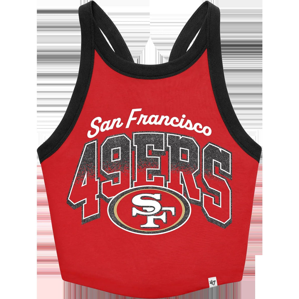 Women's 49ers Shimmer Shadow Sporty Tank