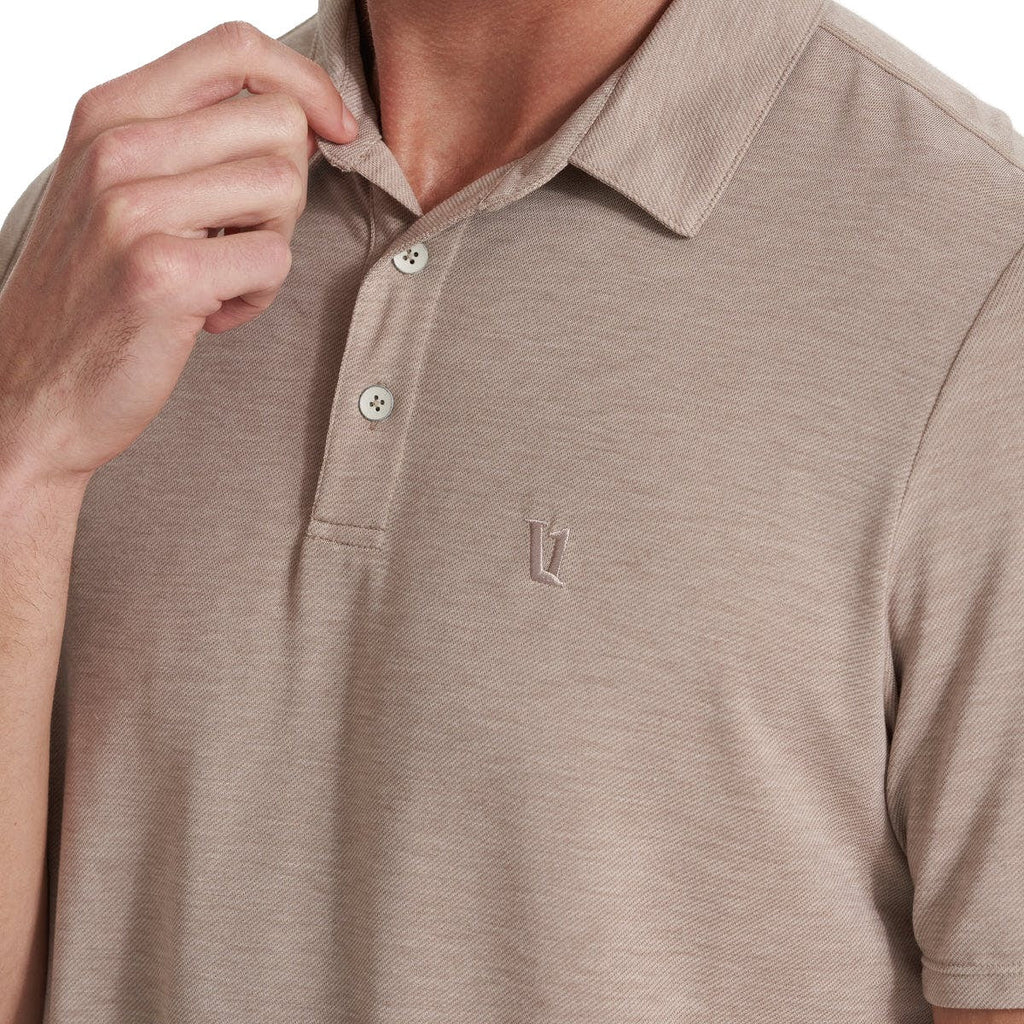 Men's Knit Twill Polo