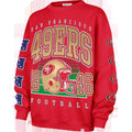 Women's 49ers Go Big Oversized Crew