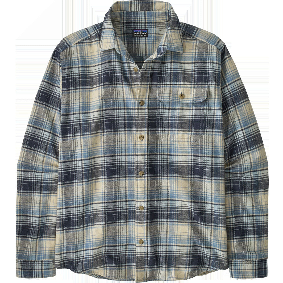 Men's Long-Sleeved Lightweight Fjord Flannel Shirt