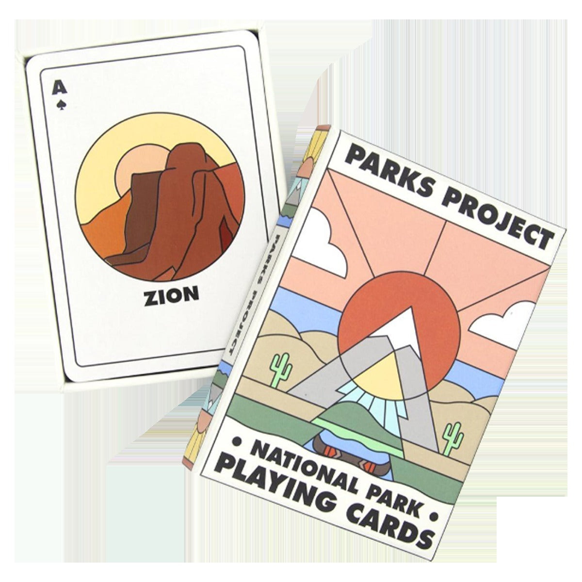 Minimalist National Park Playing Cards