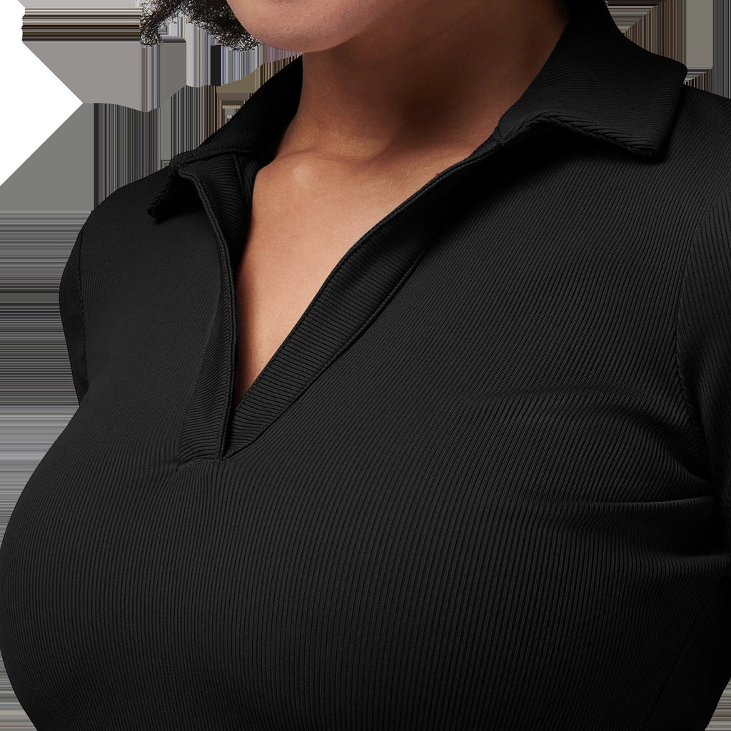 Women's Moveknit V-Neck Short Sleeve Polo