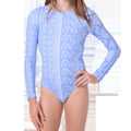 Youth Surf Abstract Twist Back Surf Suit