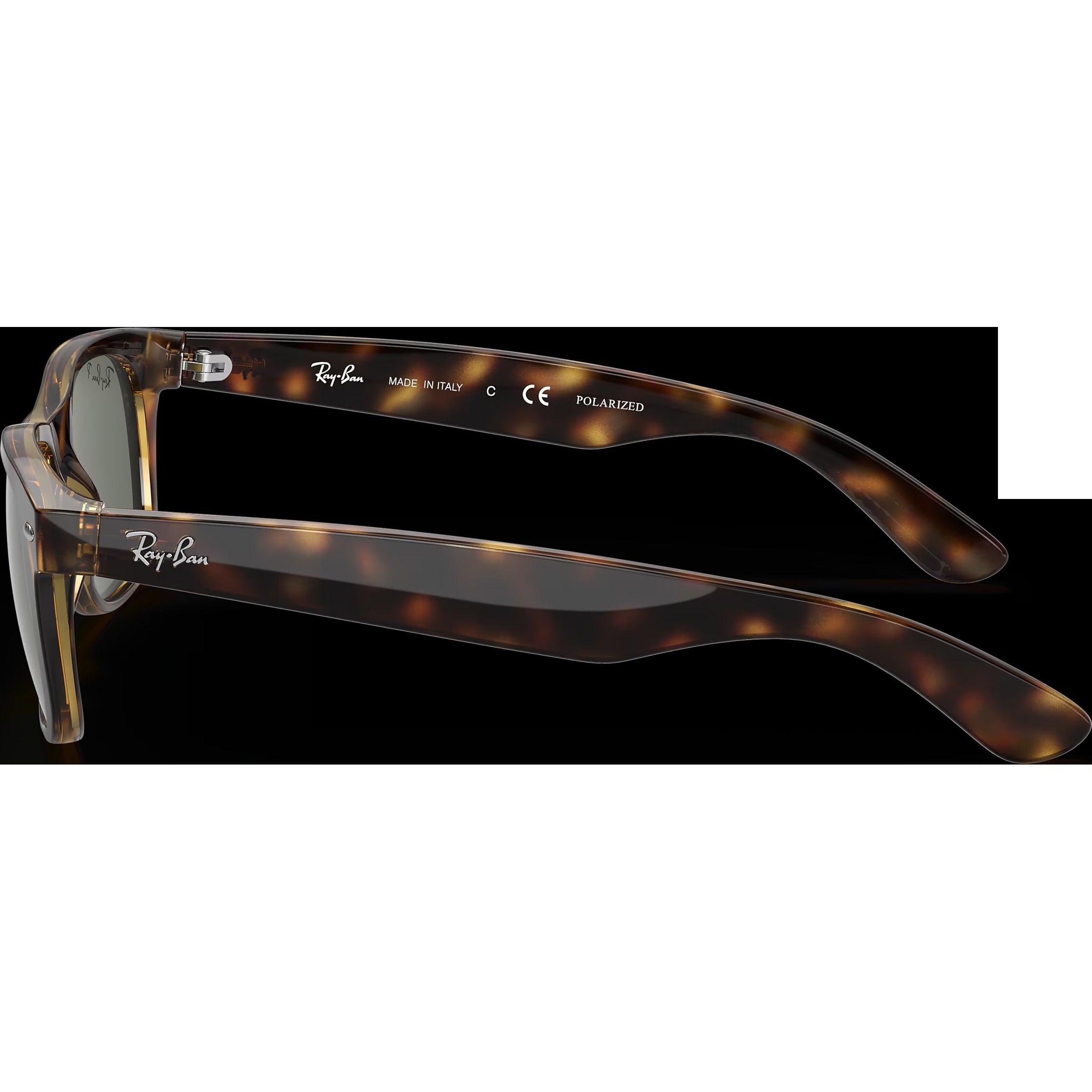 New Wayfarer M - Tortoise/Crystal Green Polarized