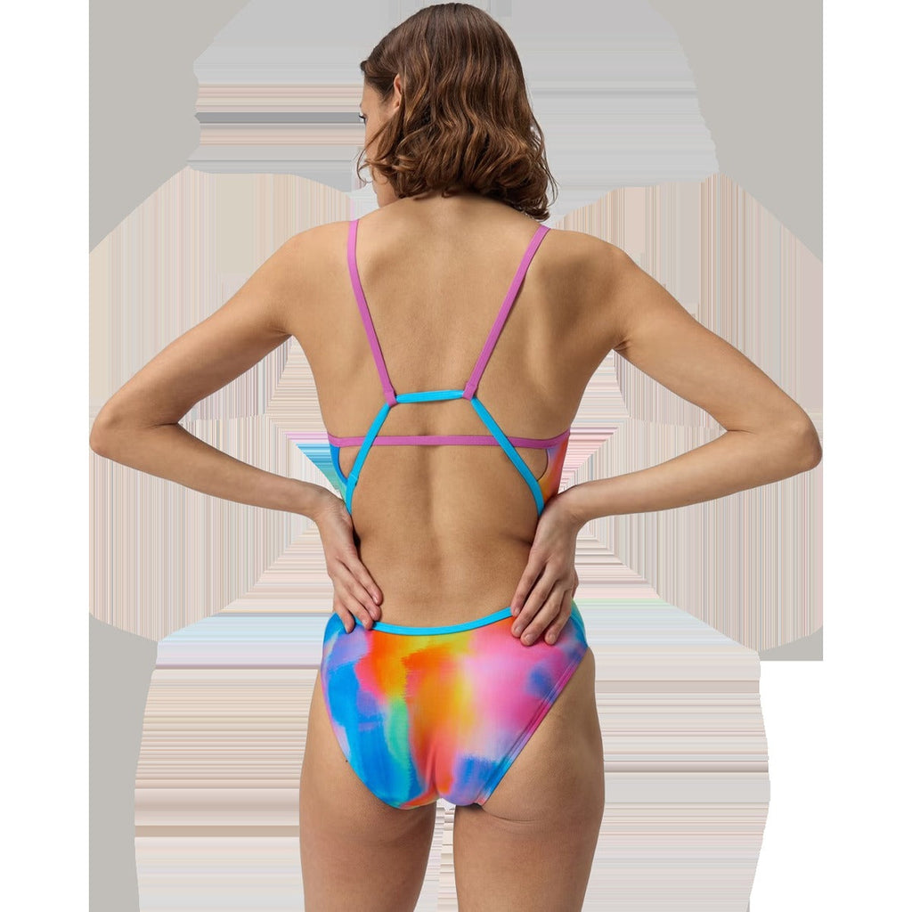 Youth Printed Tri Back One Piece