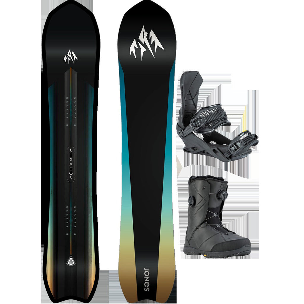 Jones Snowboards Stratos Demo Snowboard Package