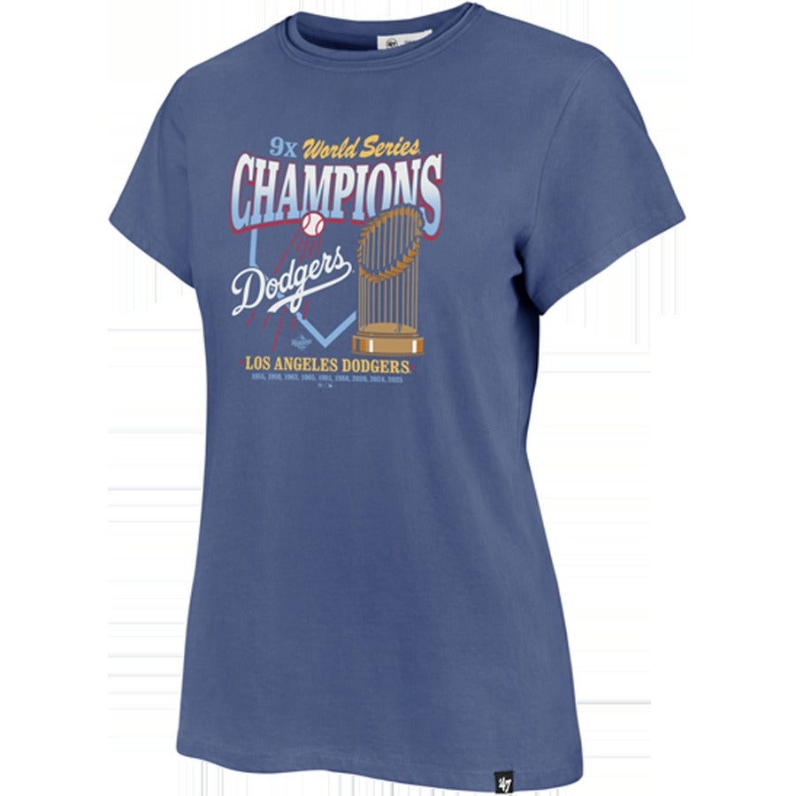 Women's Dodgers World Series Champs Franklin Tee