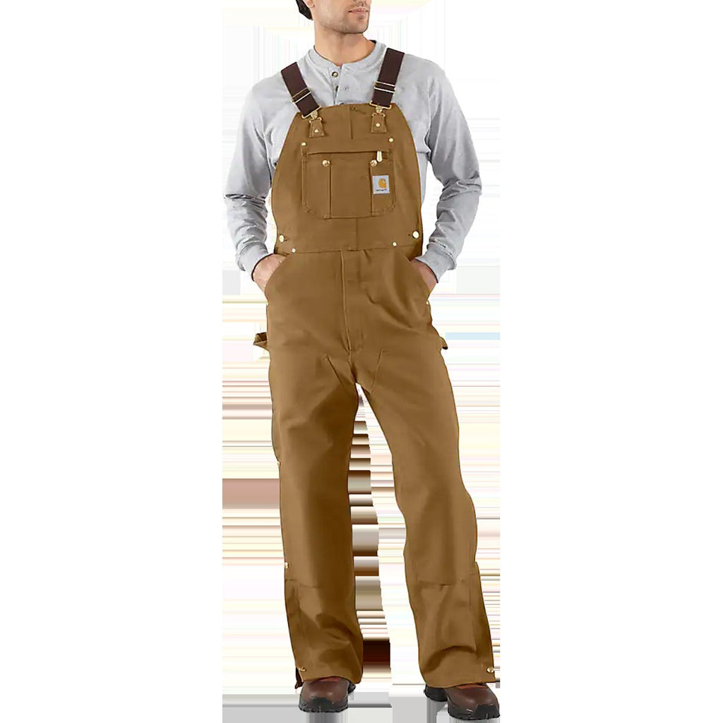 Men's Loose Fit Firm Duck Bib Overall