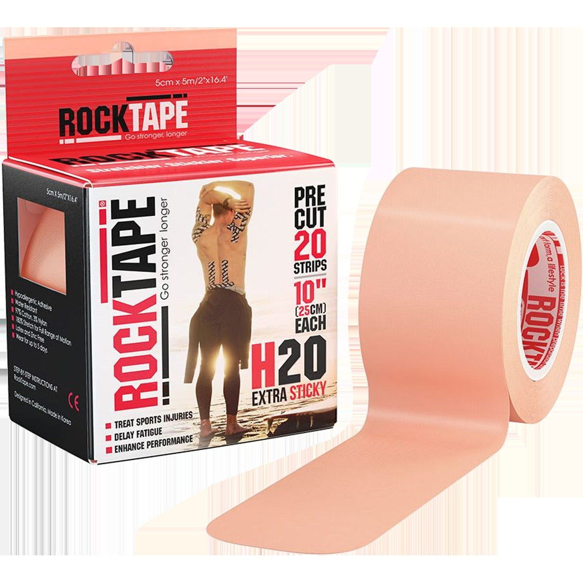 RockTape Go PreCut Extra Sticky