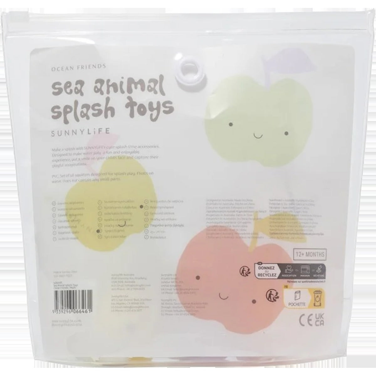 Sea Animal Splash Toys Ocean Friends