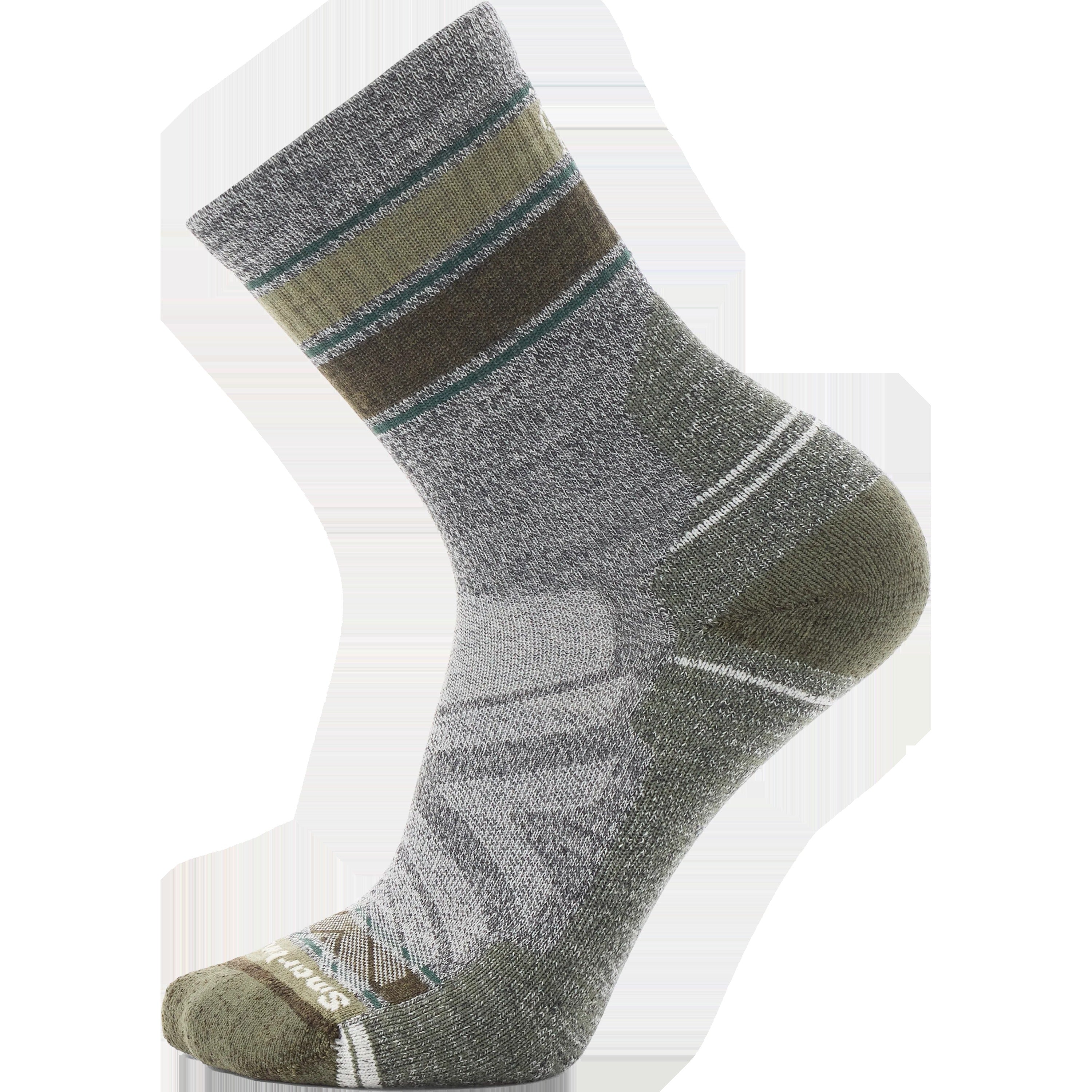 Hike Light Cushion Striped Mid Crew