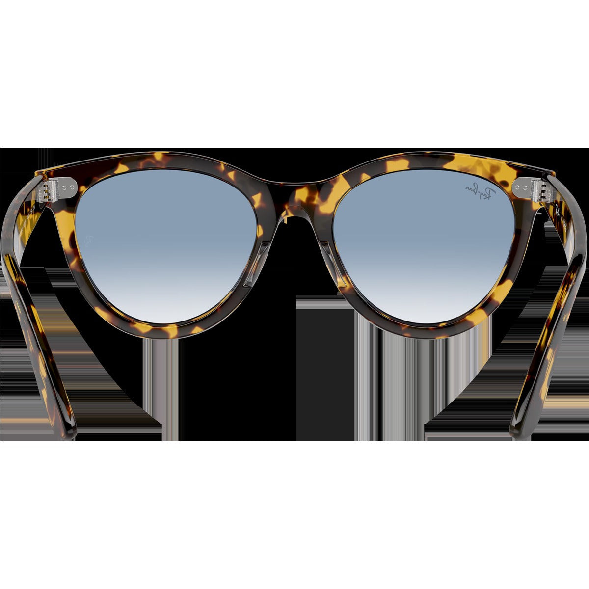 Wayfarer Way - Polished Yellow Havana/Clear & Blue