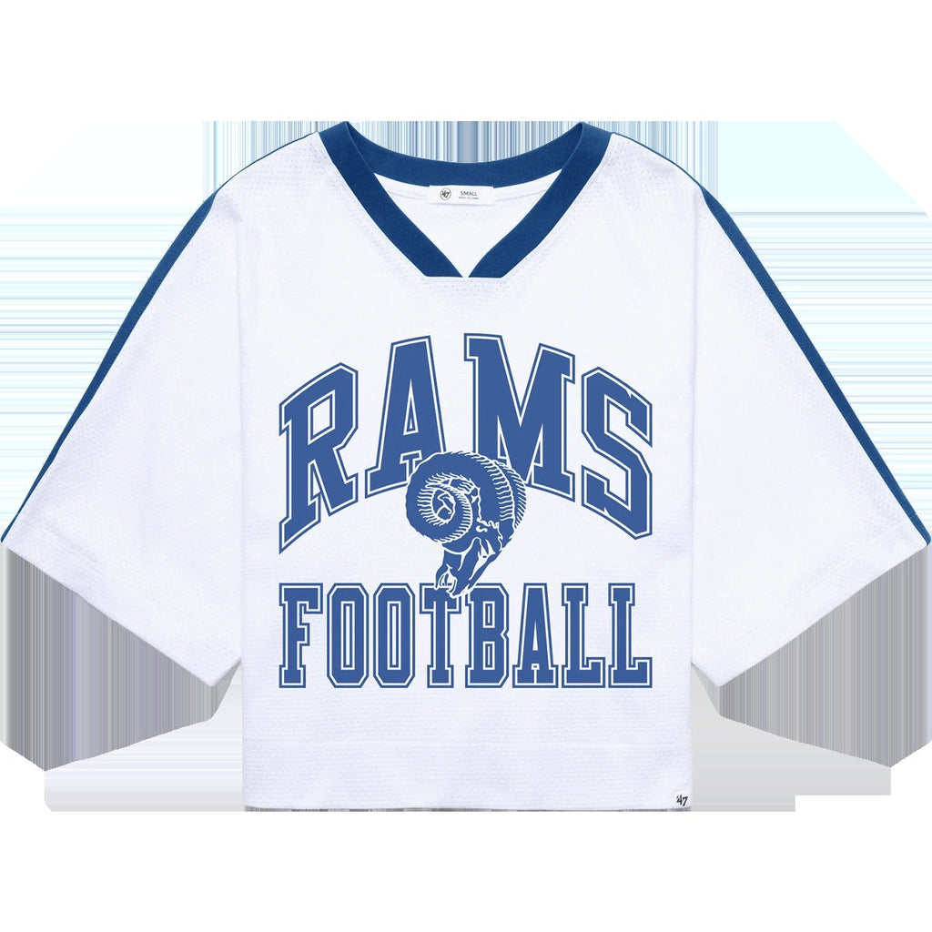 Women's Rams Historic Big Overarch Drop Needle Raglan
