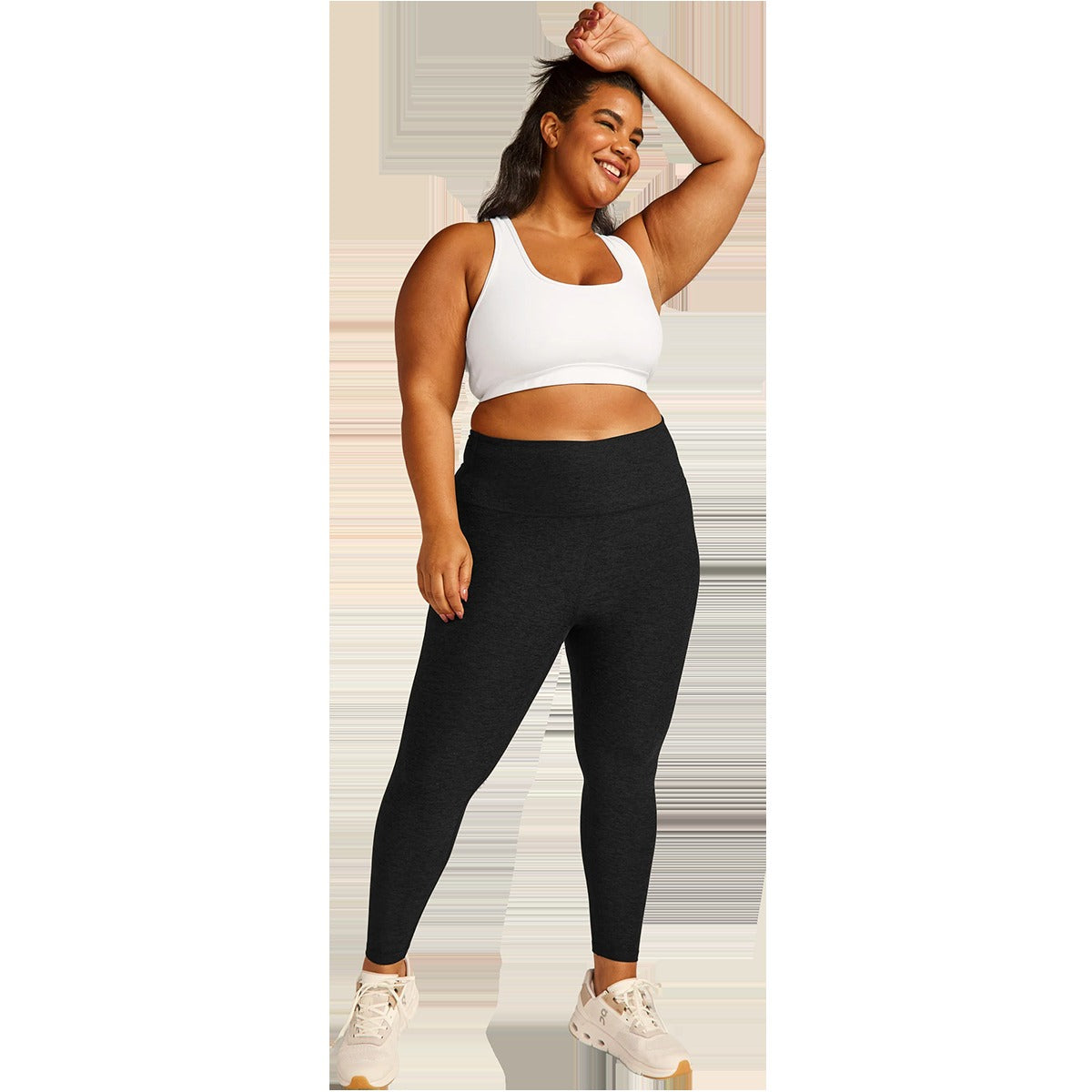 Women's Spacedye High Waisted Midi Legging - Extended