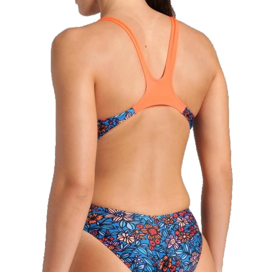 Youth Micro Floral Tech Back One Piece