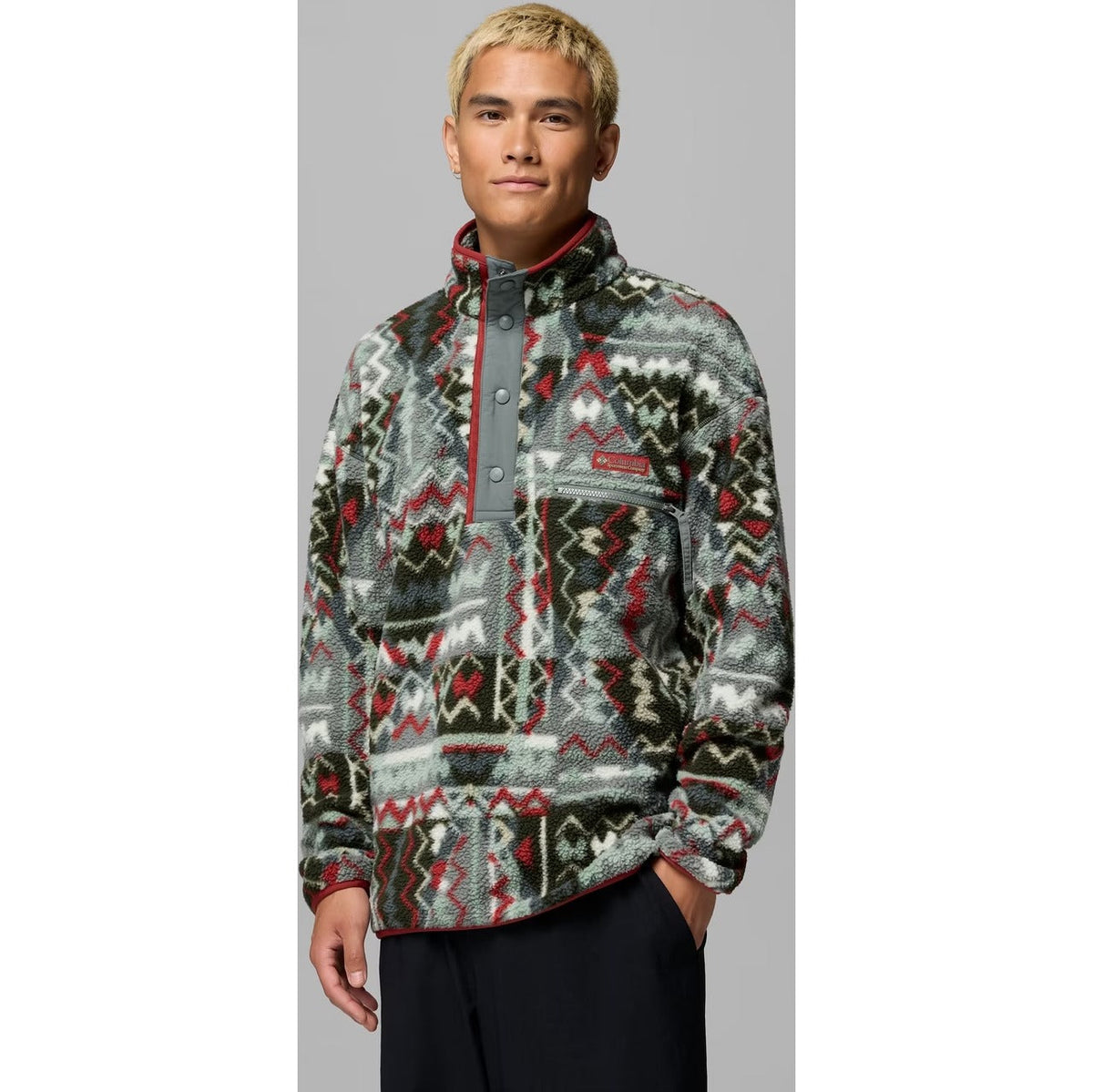 Men's Helvetia II Printed 1/2 Snap Pullover