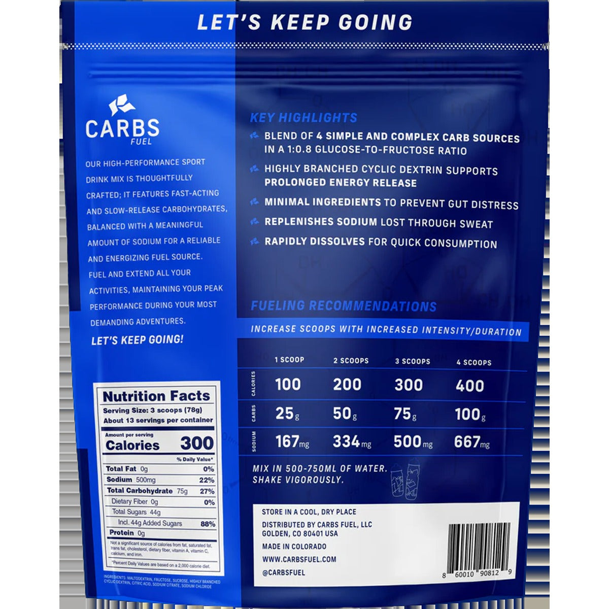Original 1000g Sport Drink Mix Resealable Bag