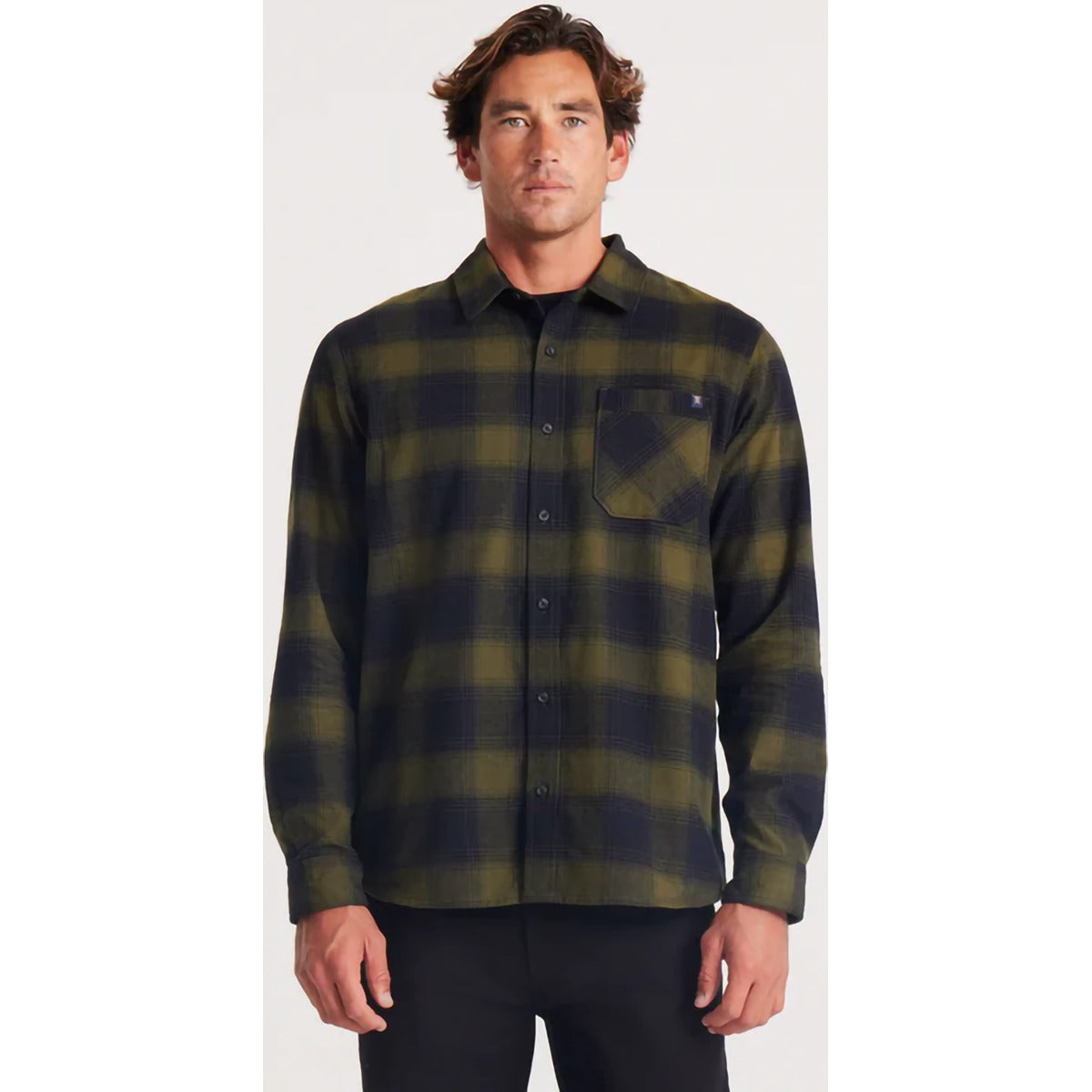 Men's Crossroads Organic Long Sleeve Flannel