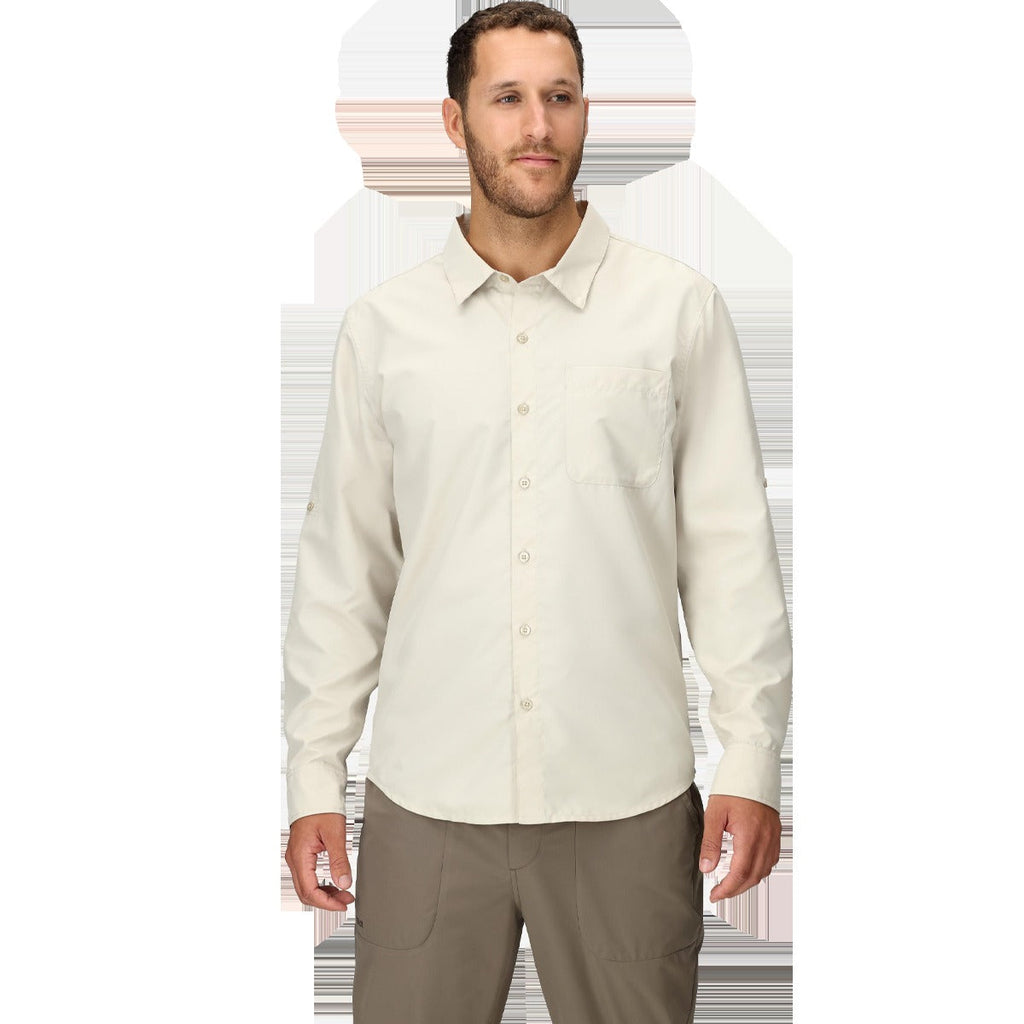Men's AirExchange UPF 40 Long-Sleeve Collared Shirt