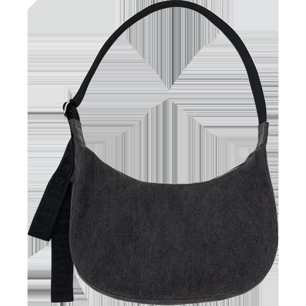 Medium Denim Crescent Bag