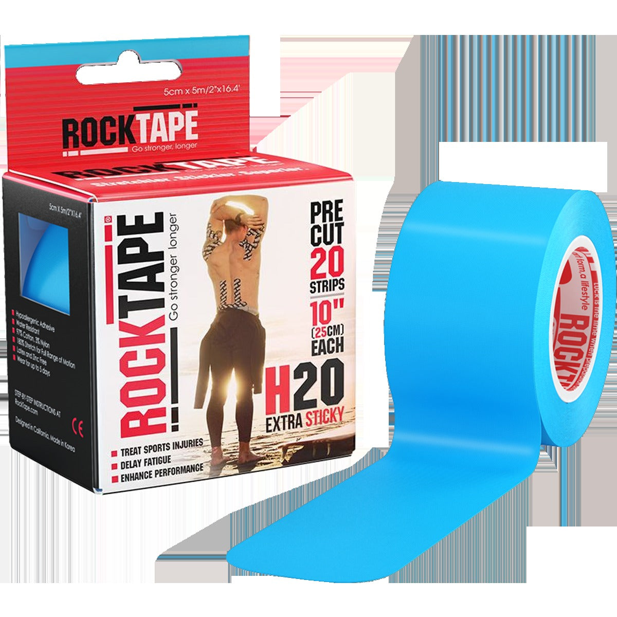 RockTape Go PreCut Extra Sticky