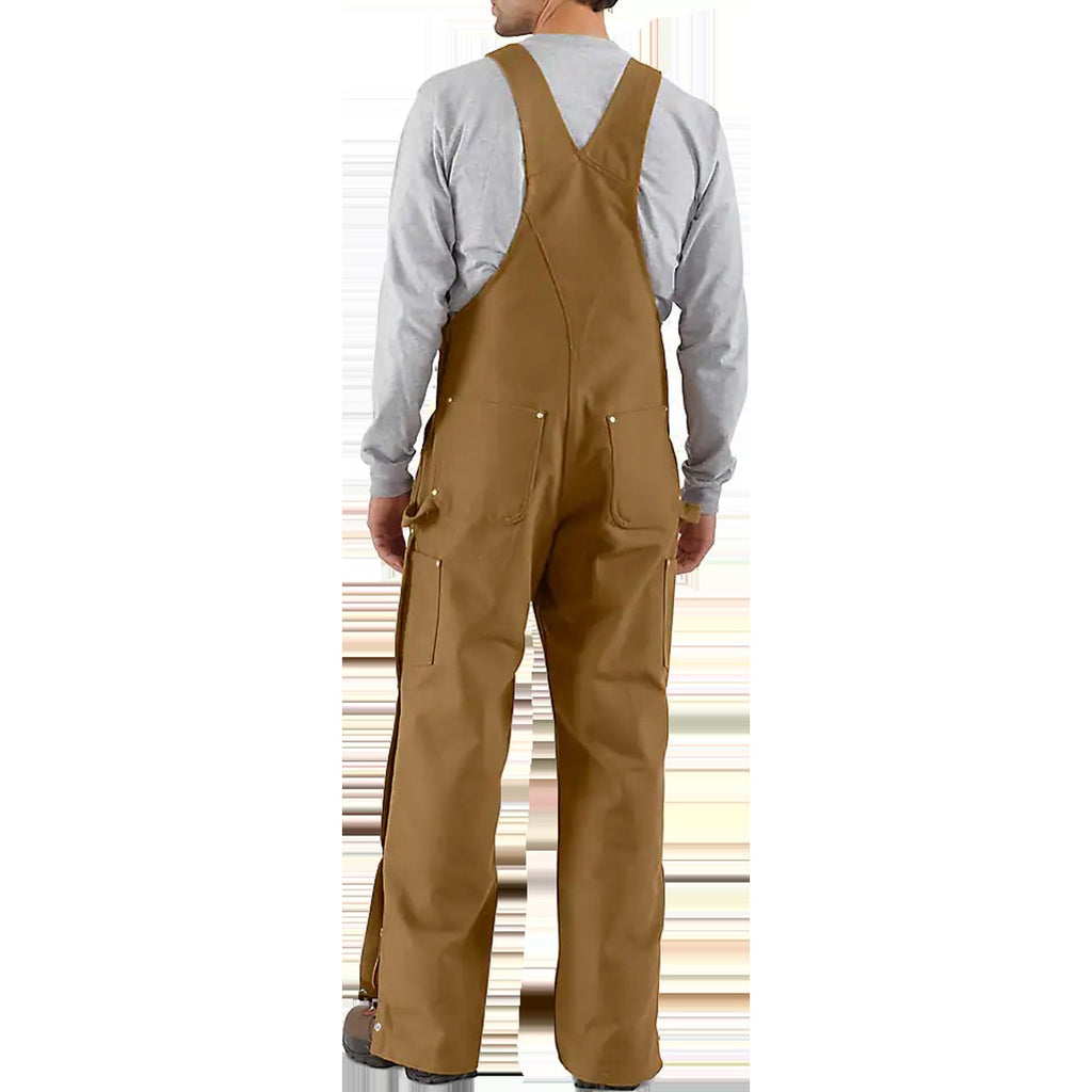 Men's Loose Fit Firm Duck Bib Overall
