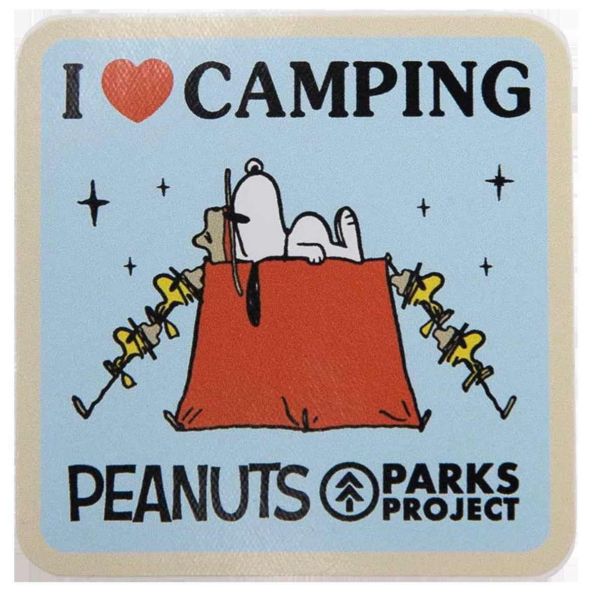 Peanuts x Parks Project Recycled Water Bottle and Sticker Pack