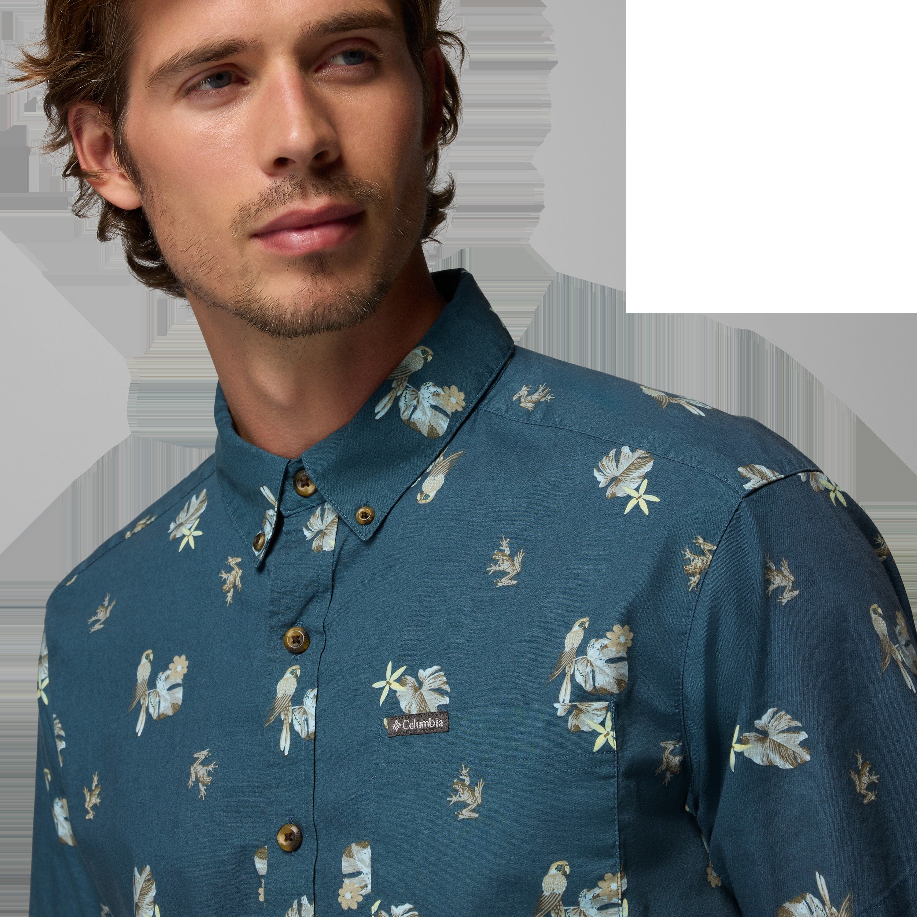 Men's Rapid Rivers Printed Short Sleeve Shirt