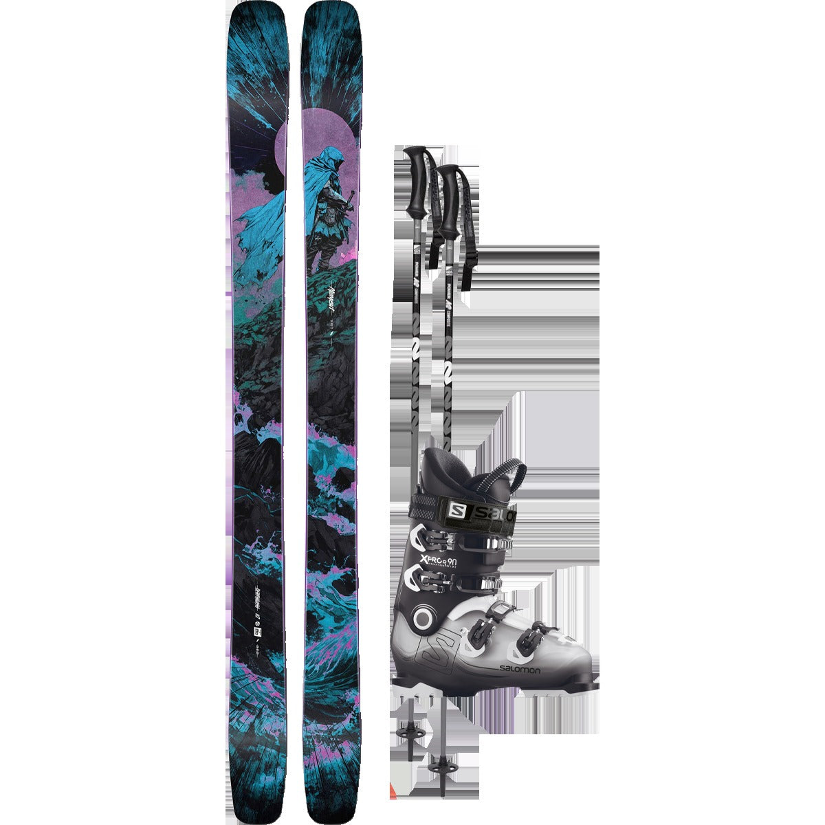 Moment Deathwish 112 Demo Ski Package