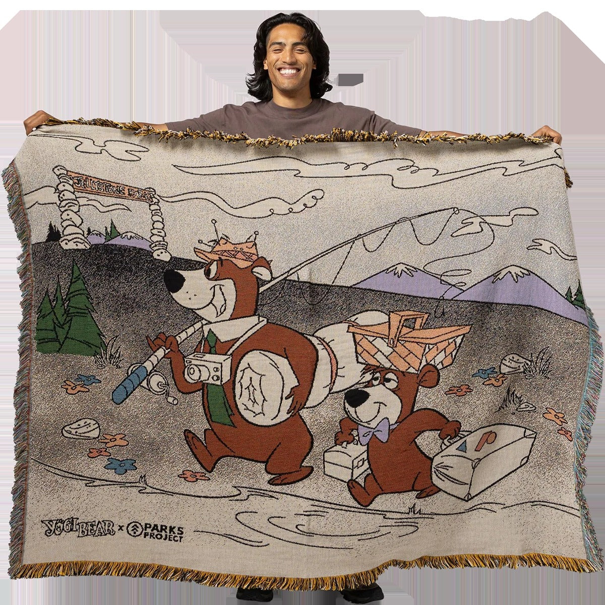 Yogi Bear x Parks Project Woven Blanket