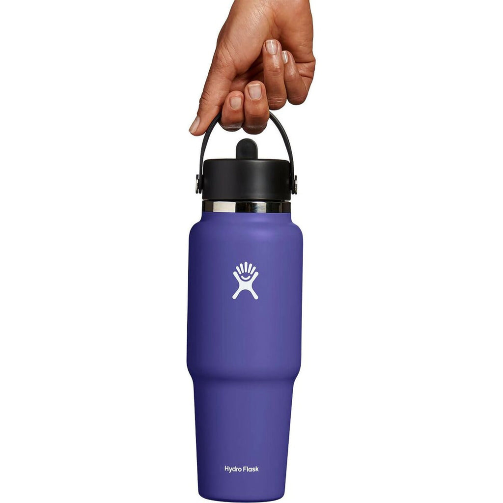 32 oz Wide Flex Straw Travel Bottle