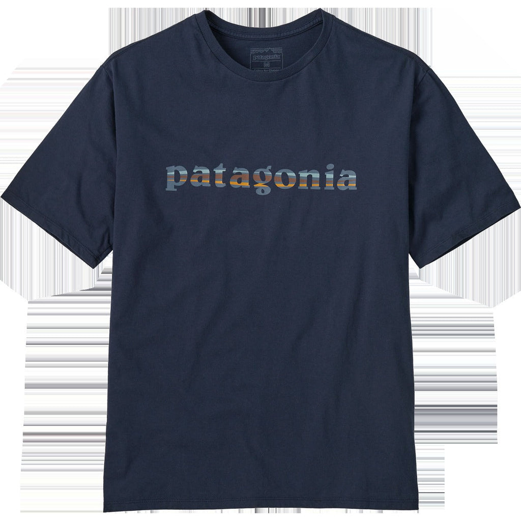Men's 73 Skyline Text Logo Organic T-Shirt