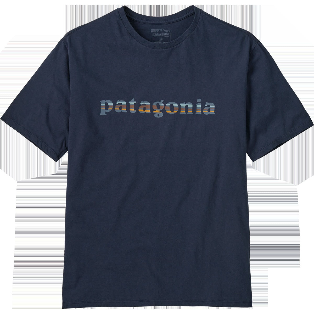 Men's 73 Skyline Text Logo Organic T-Shirt