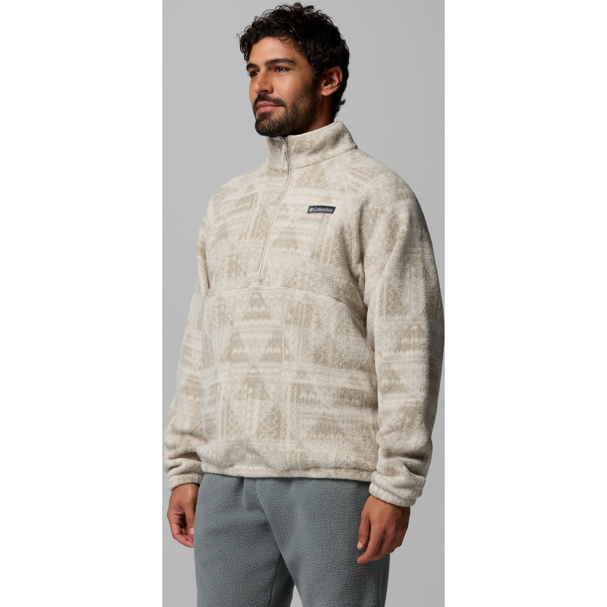 Men's Timber Crest Printed Half Zip