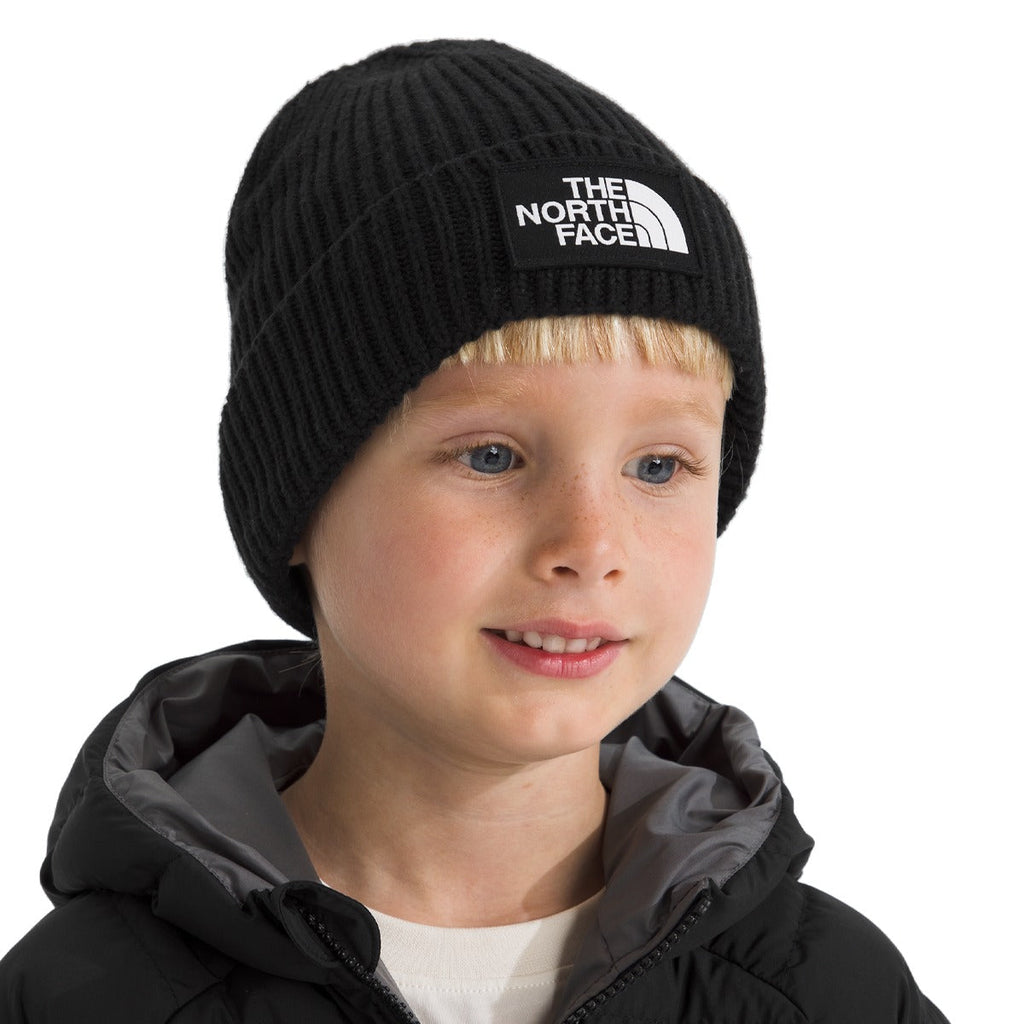 Youth TNF Logo Box Cuffed Beanie