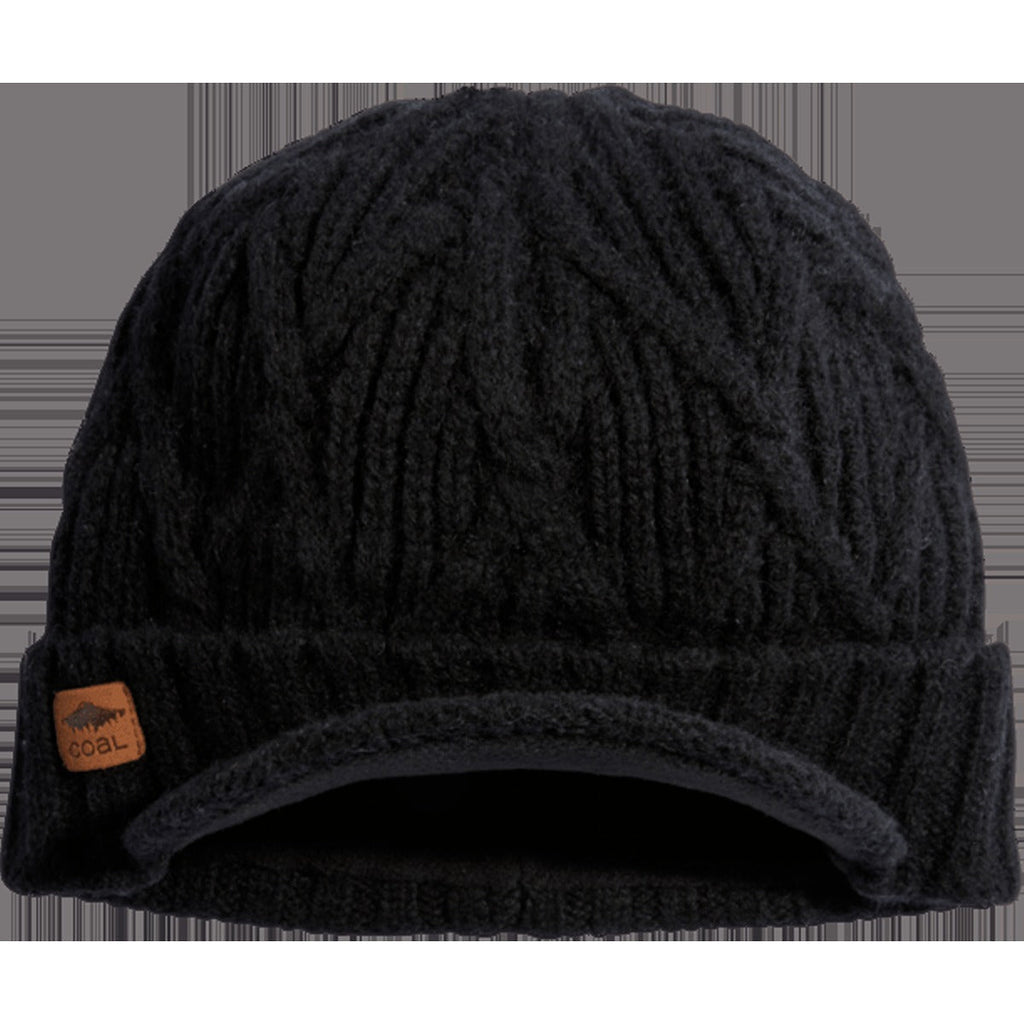 The Yukon Cable Knit Wool Brim Beanie
