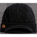 The Yukon Cable Knit Wool Brim Beanie