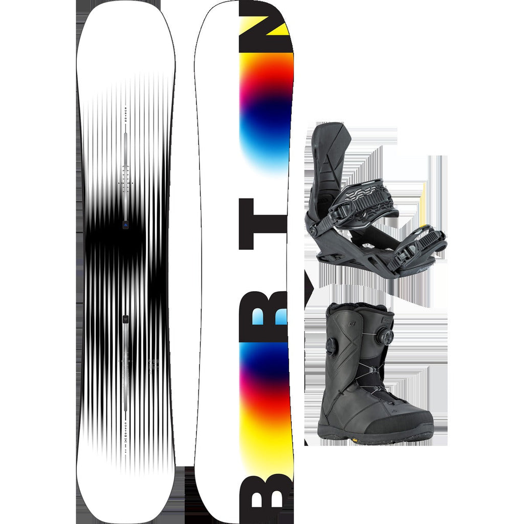 Burton Custom X Camber Demo Snowboard Package
