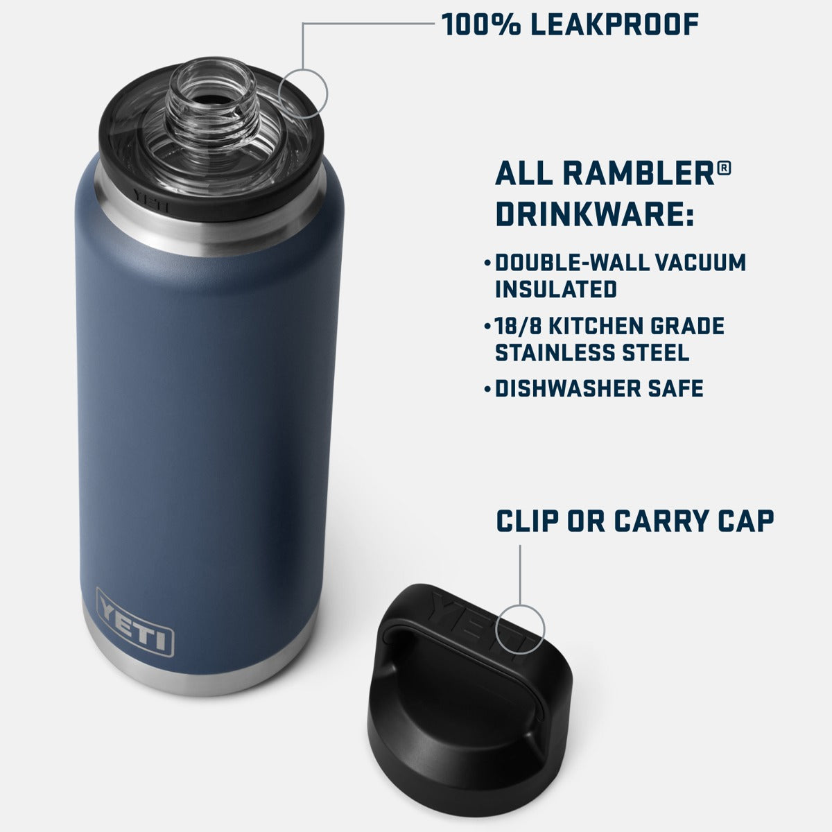 Rambler 36 oz Water Bottle with Chug Cap