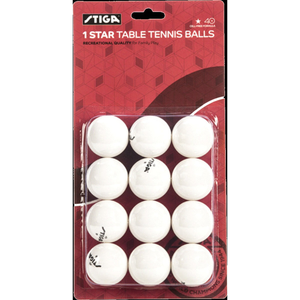 1-Star Table Tennis Balls (12 Pack)
